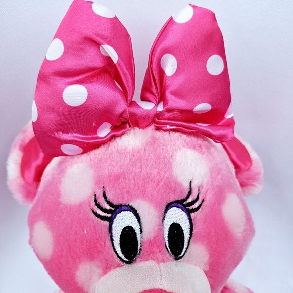 -Build A Bear Disney MINNIE MOUSE Pink Polka Dots Stuffed Animal (Flaw Pi… - Picture 7 of 10